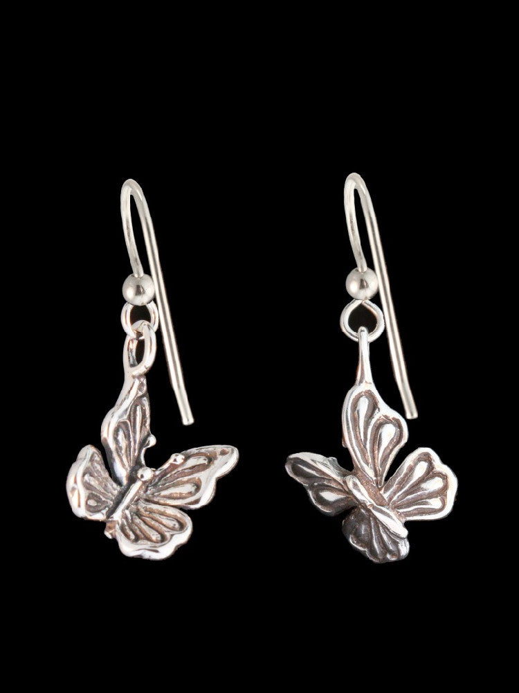 Butterfly Earrings in Silver