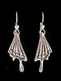 Butterfly Wing Earrings - Sterling Silver