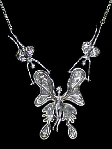 Celestial Fairy Neckpiece - Sterling Silver