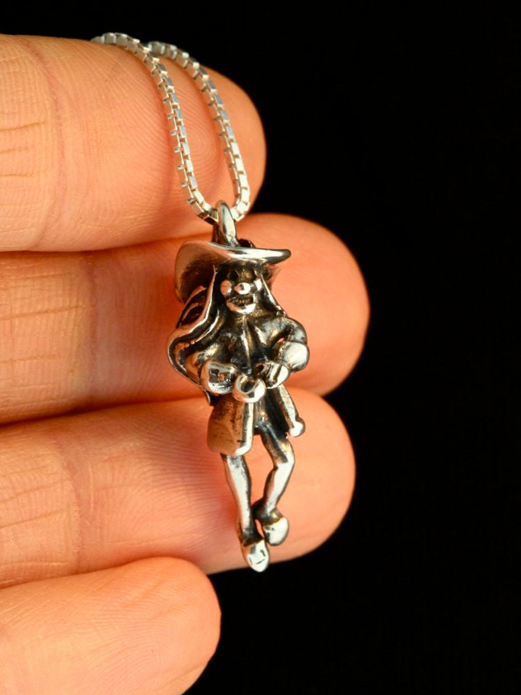 Captain Hook Charm - Silver
