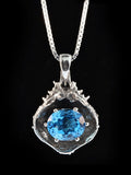 Life Casting - Hidden Gemstone Crab Carapace - Sterling Silver