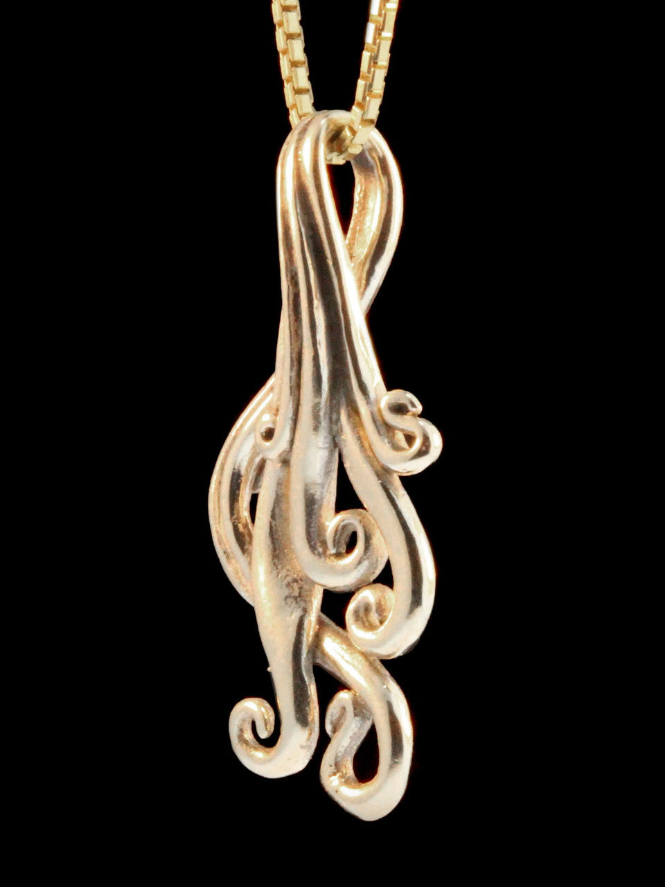 Cascade Pendant - 14k Gold