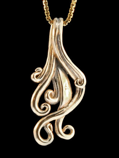 Cascade Pendant - 14k Gold