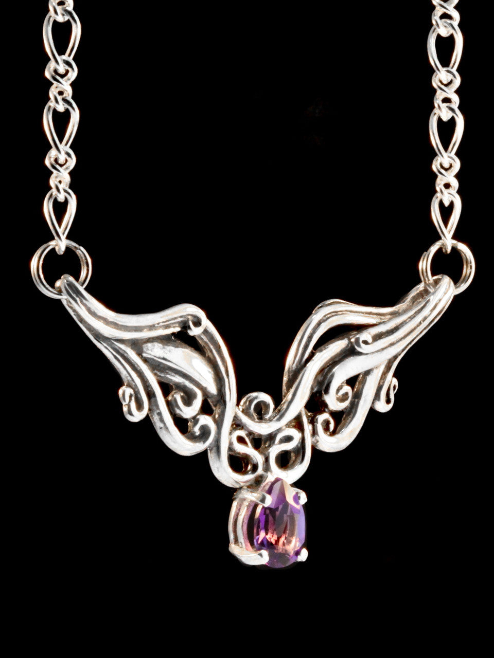 Cascade Waterfall Neckpiece - Amethyst