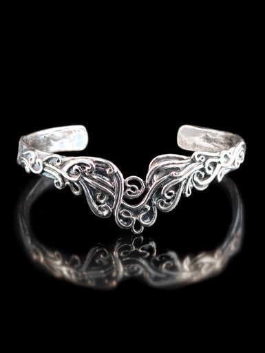 Cascade Waterfall Cuff Bracelet - Sterling Silver