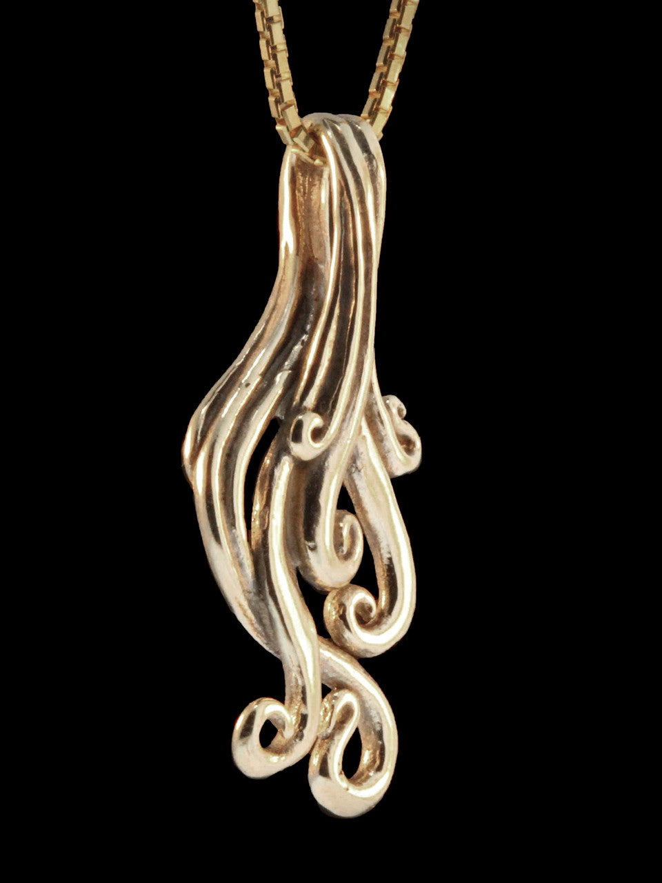 Cascade Pendant - 14k Gold