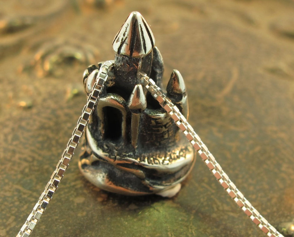 Castle Charm - Sterling Silver