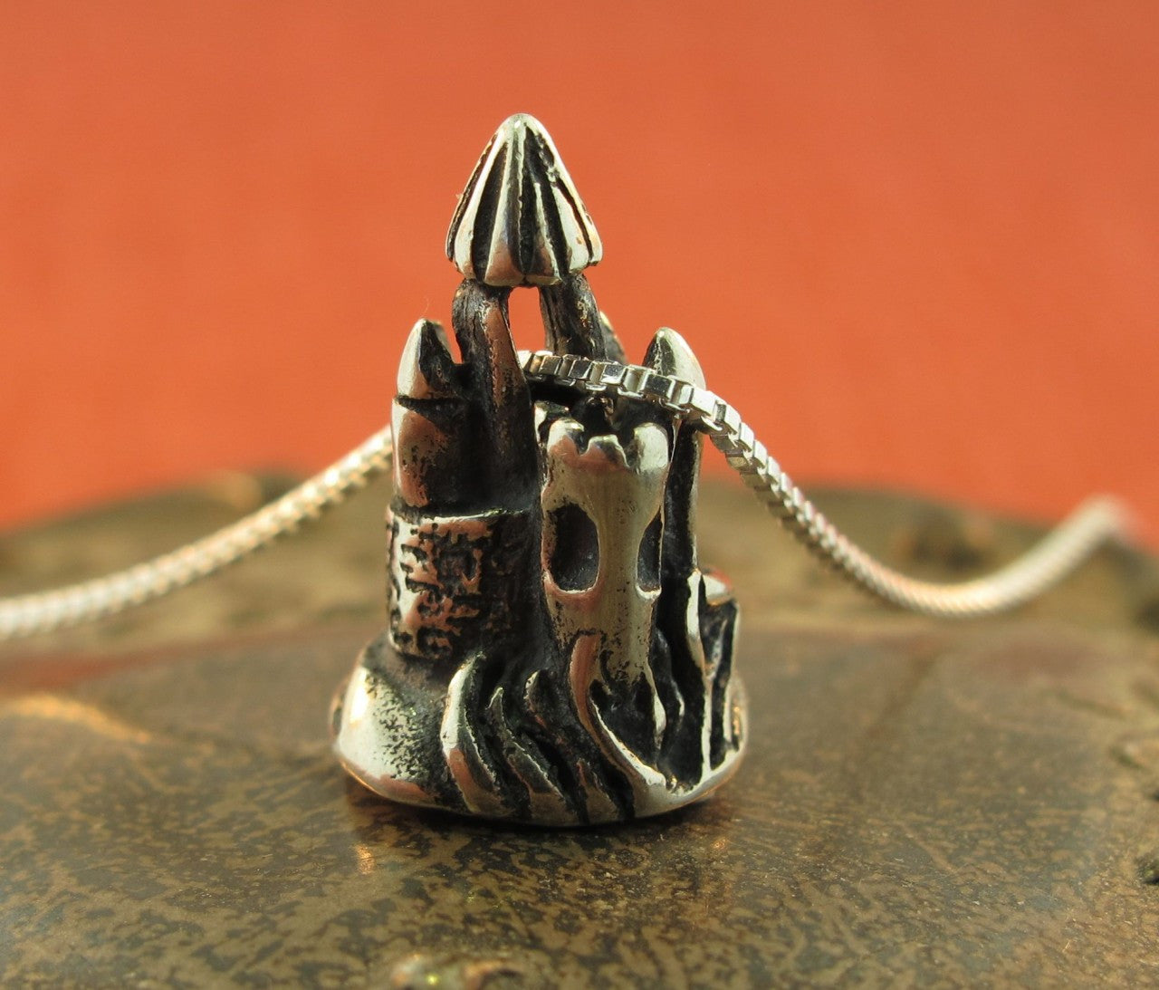 Castle Charm - Sterling Silver