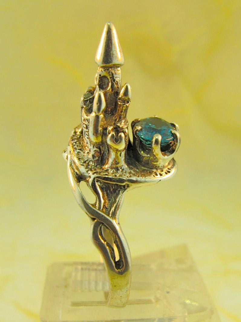 14k Gold Castle Dragon Ring