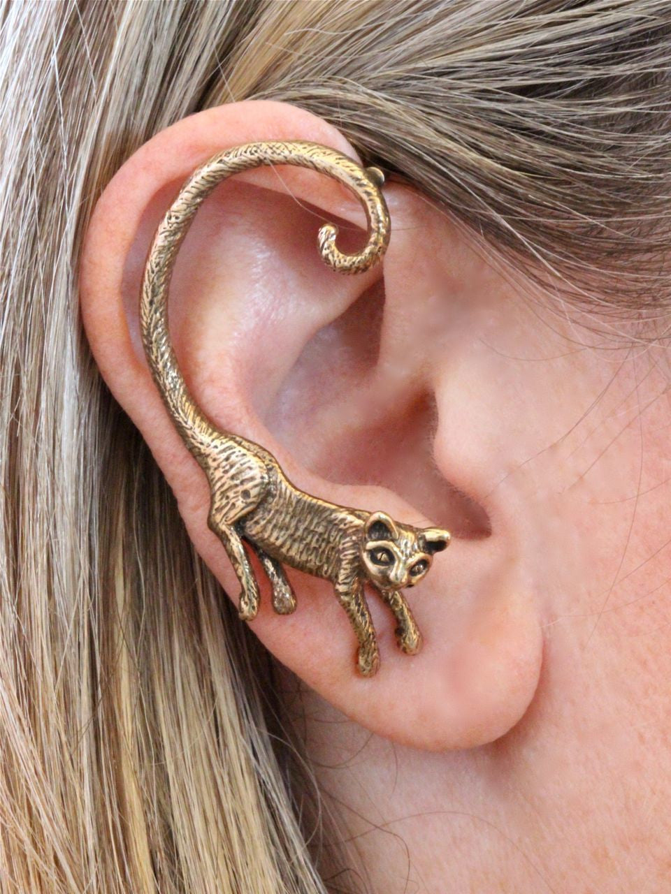 Cats Meow Ear Wrap - Bronze