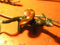 Fantastic Winged Fire Agate Watchful Dragon Sculpture