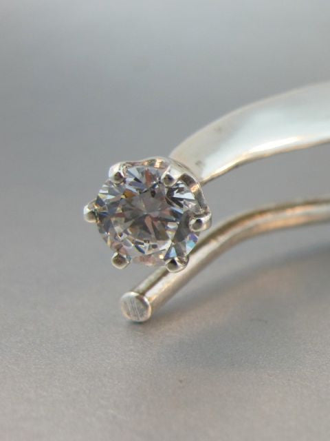 Celebrity Style Crescent Ear Wrap with Crystal CZ's