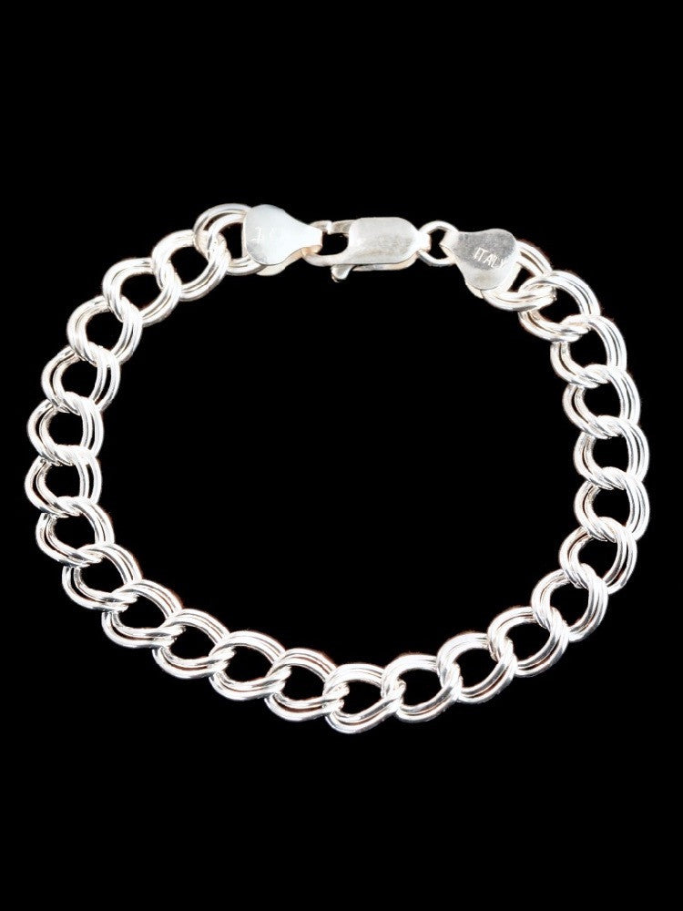 Sterling Silver Christmas Charm Bracelet