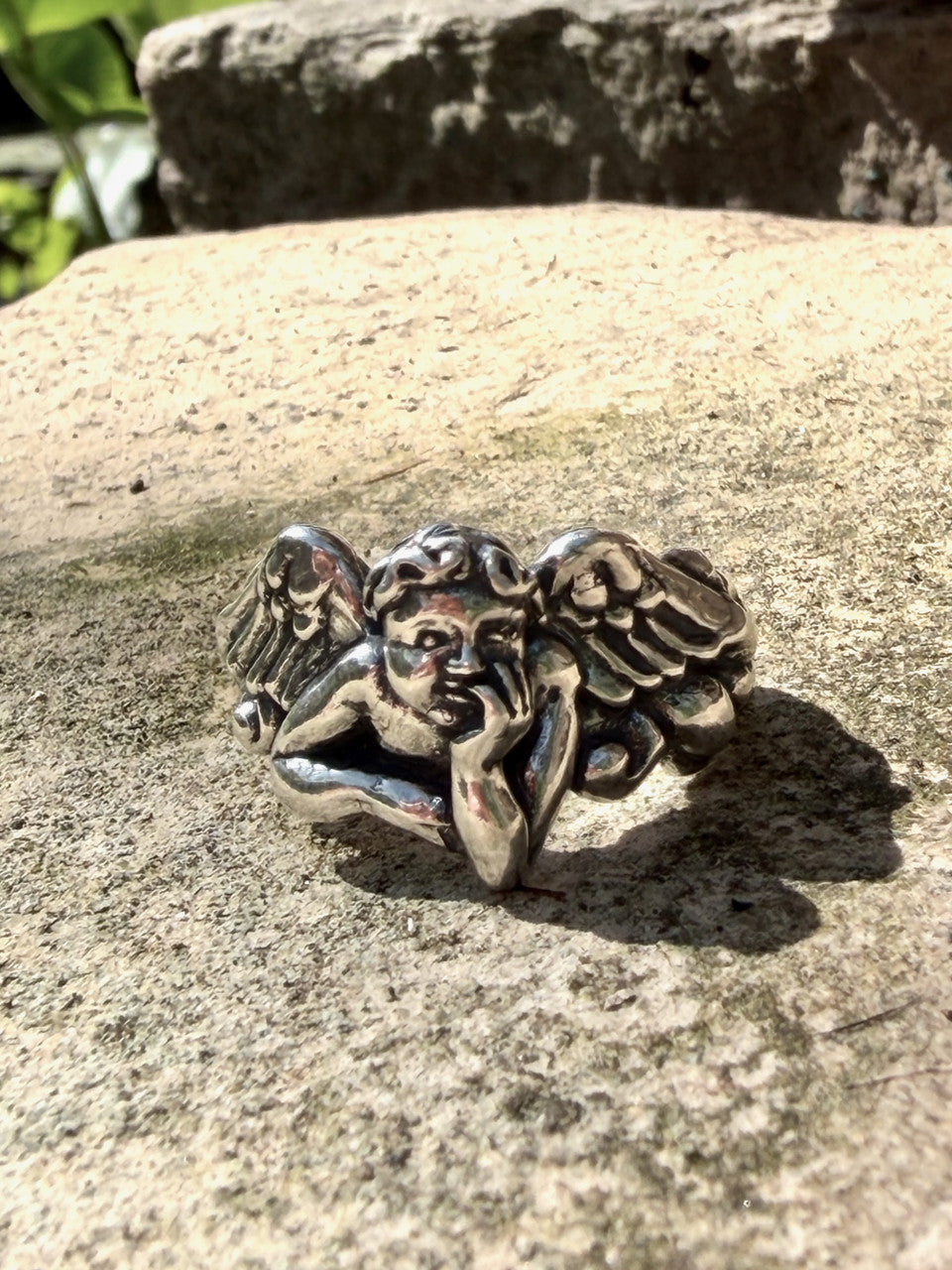 Cherub Ring - Sterling Silver