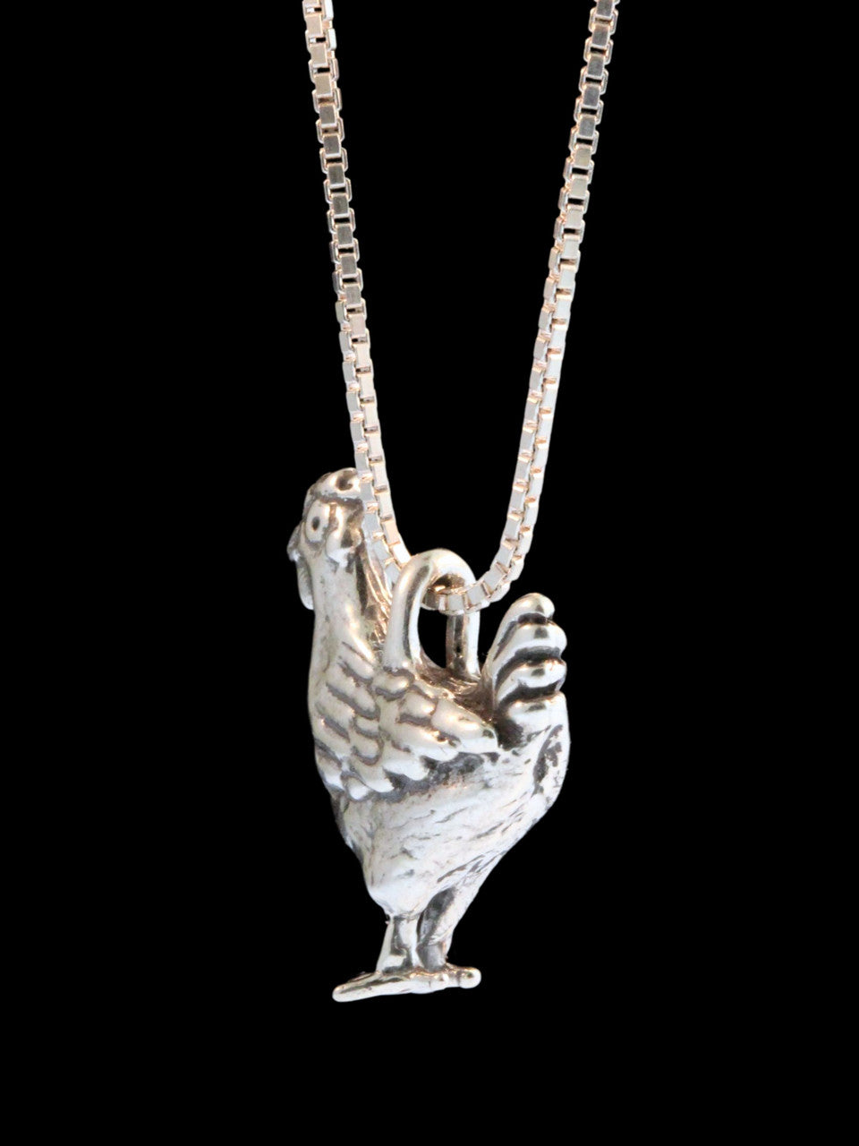 Hen Charm - Silver