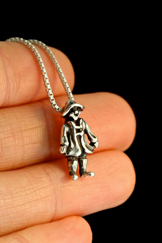 Classic Christopher Robin Charm from Winnie the Pooh - Silver