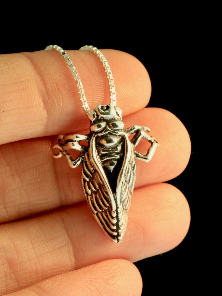 Cicada Pendant Silver