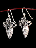 Cicada Earrings - Silver