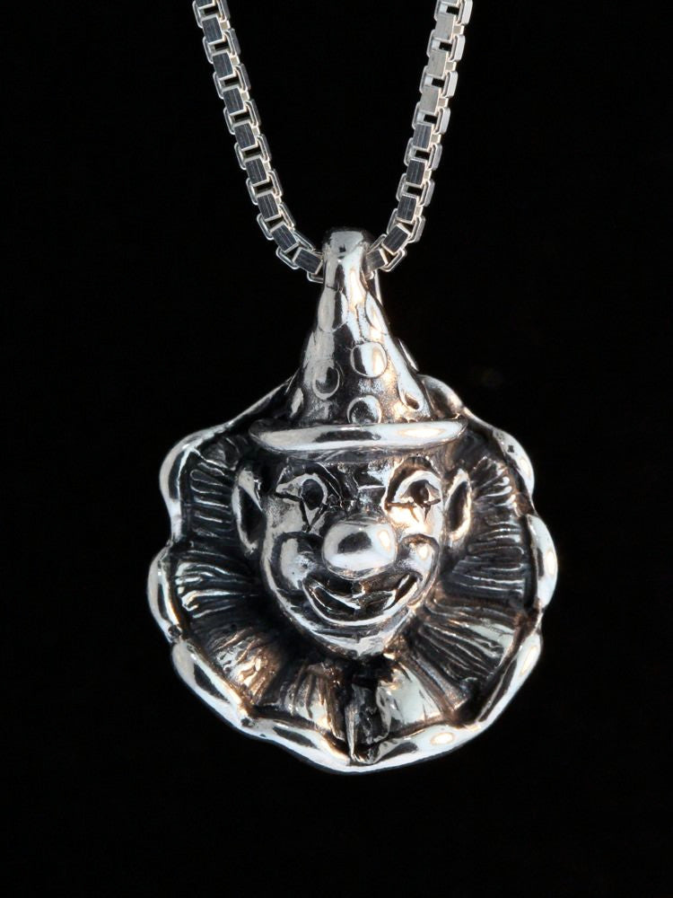 Circus Clown Charm - Silver