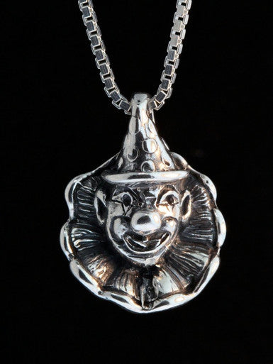 Circus Clown Charm - Silver