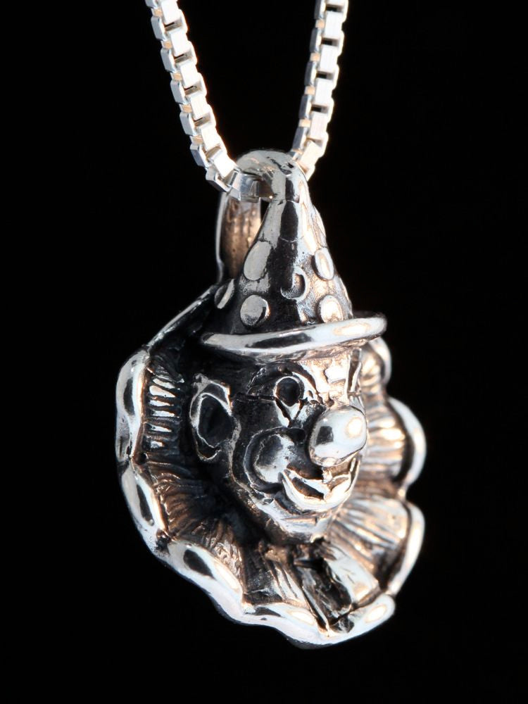 Circus Clown Charm - Silver