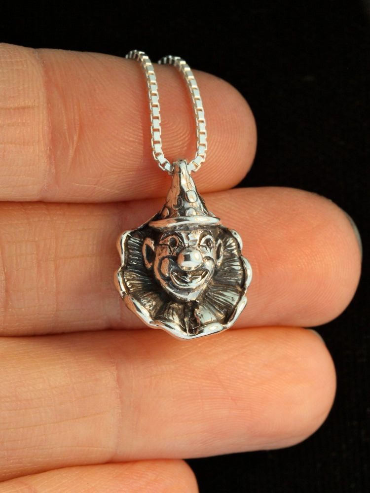 Circus Clown Charm - Silver