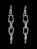 Circus Trapeze Earrings - Sterling Silver