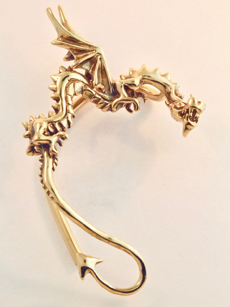 Classic Dragon Ear Wrap - 14K Gold