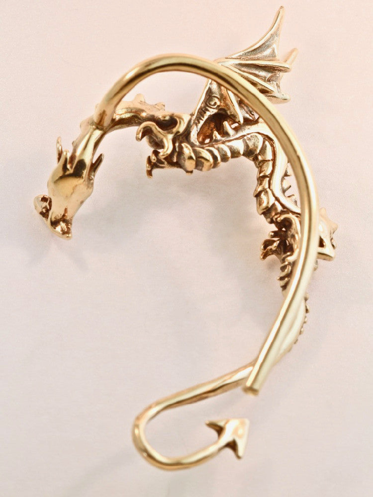 Classic Dragon Ear Wrap - 14K Gold