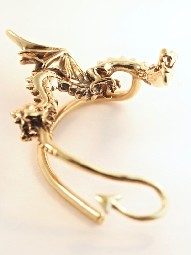 Classic Dragon Ear Wrap - 14K Gold