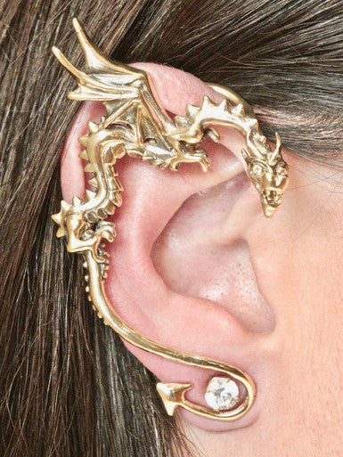 Classic Dragon Ear Wrap - 14K Gold