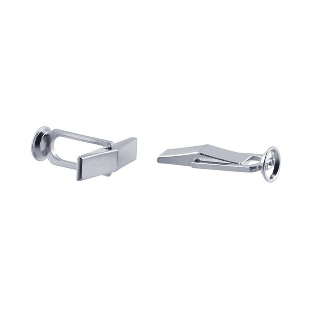 High Quality sterling silver swivel cufflink backs