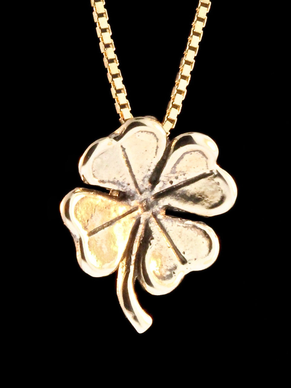 Four Leaf Clover Charm - 14k Gold – Marty Magic Jewelry