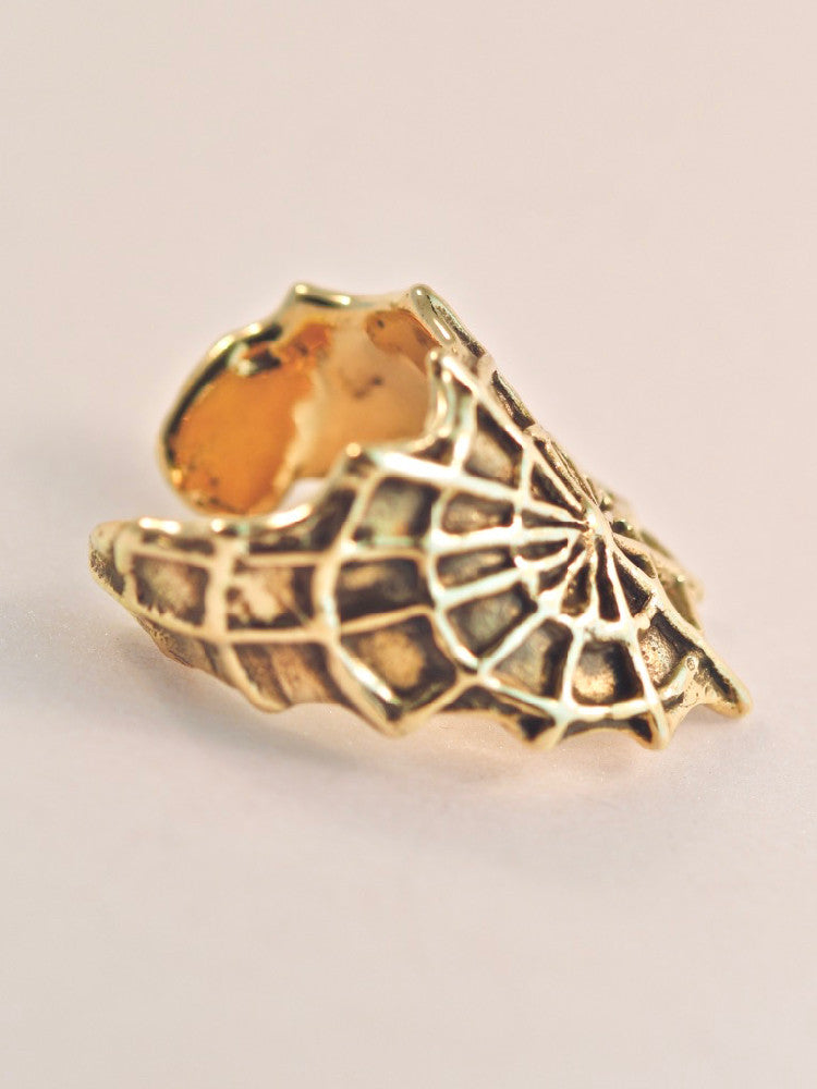 Cobweb Ear Cuff - 14K Gold