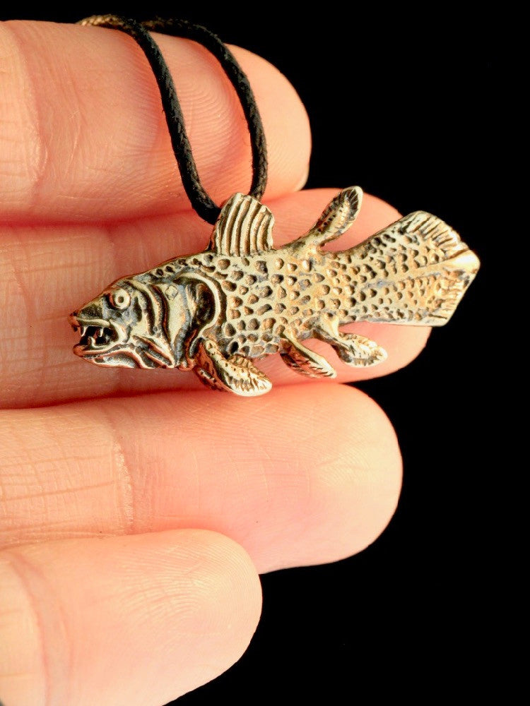 Coelacanth Charm - Bronze