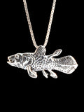 Coelacanth Charm - Silver