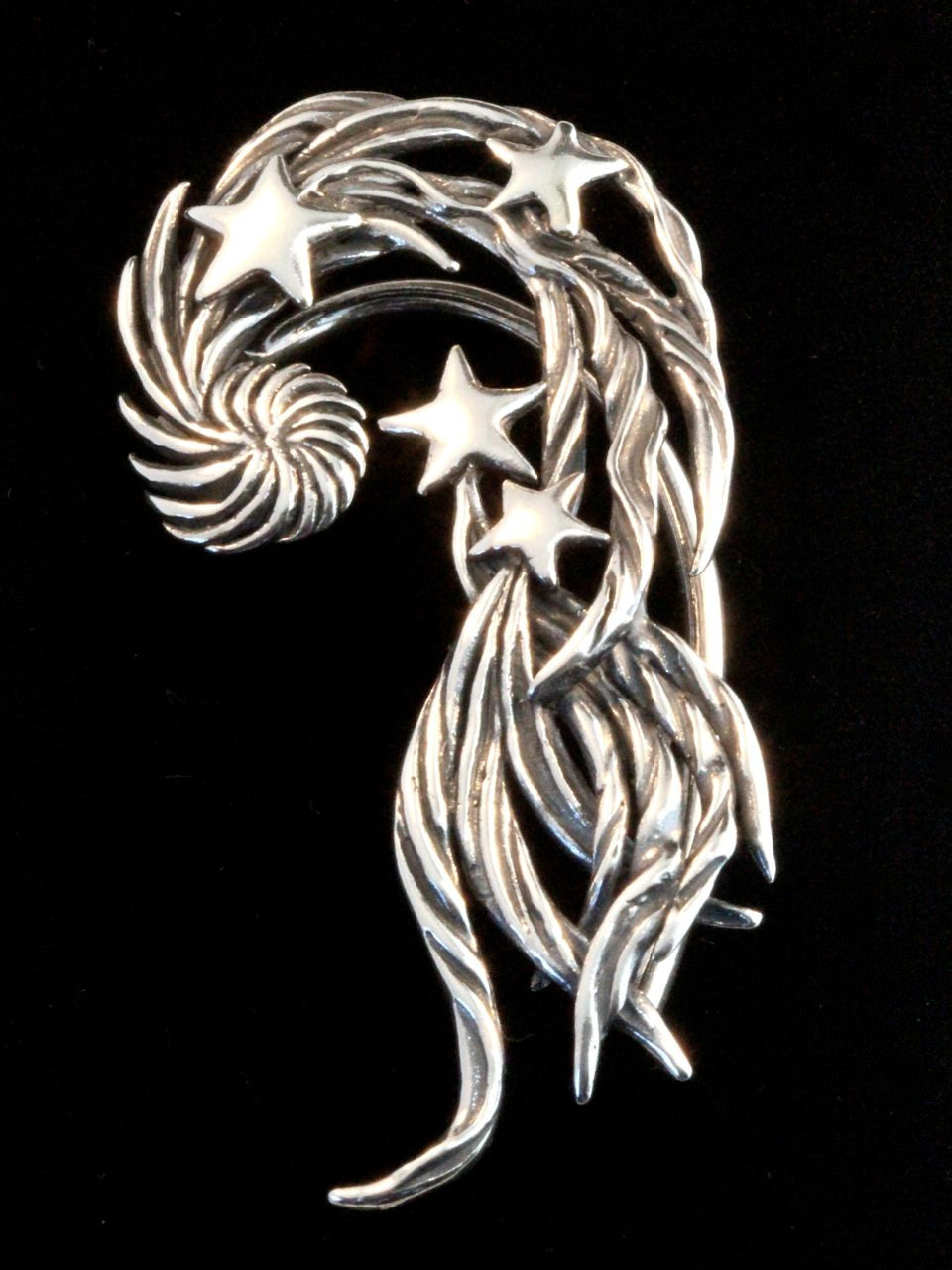 Comet Ear Wrap - Sterling Silver