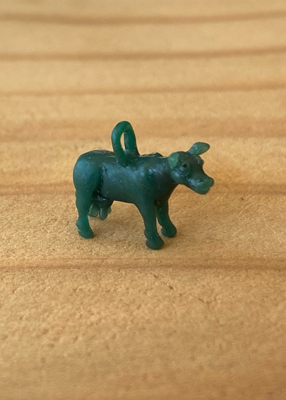 Abducted Cow Charm in Wax
