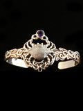 Cascade Crab Cuff Bracelet - Sterling Silver