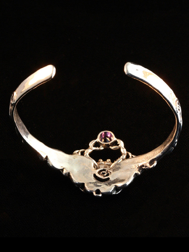 Cascade Crab Cuff Bracelet - Silver