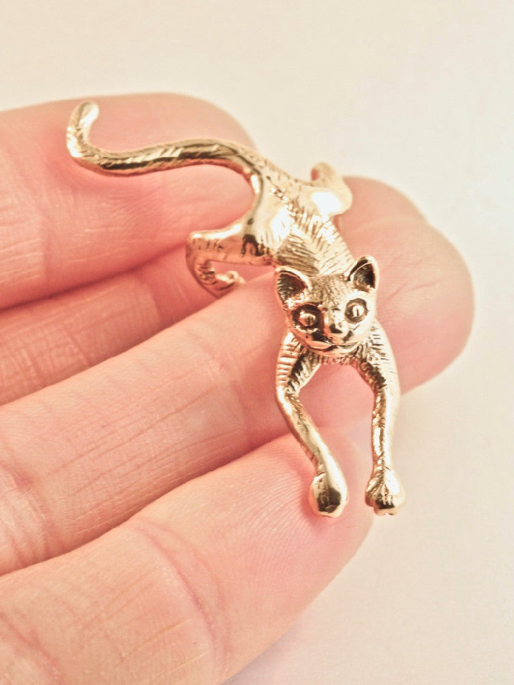 Cat Ear Cuff - 14K Gold