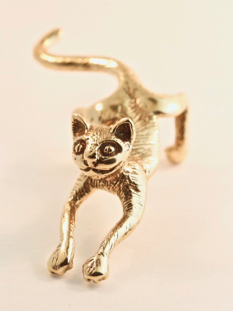 Cat Ear Cuff - 14K Gold