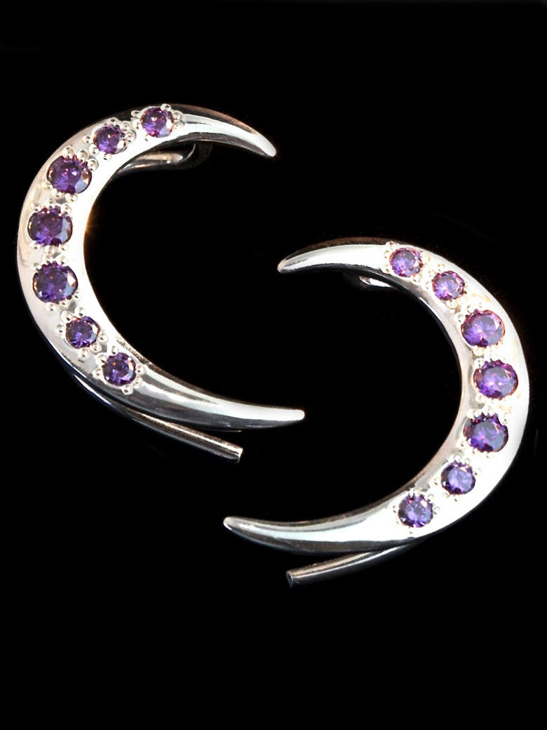 Crescent Ear Wrap with 7 CZ's
