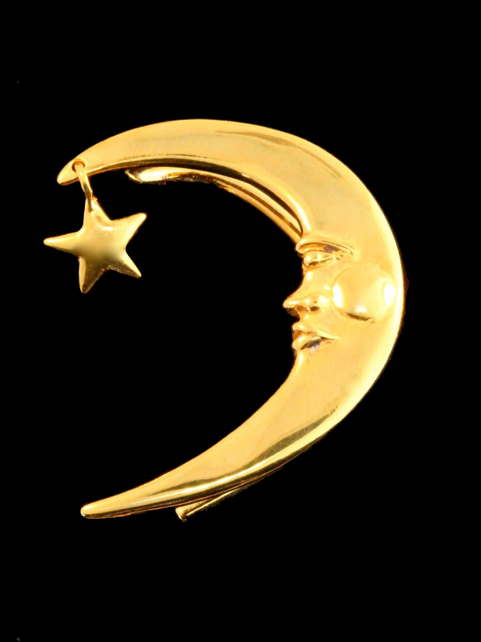 Vermeil Crescent Moon Ear Wrap - Sterling with heavy gold plate