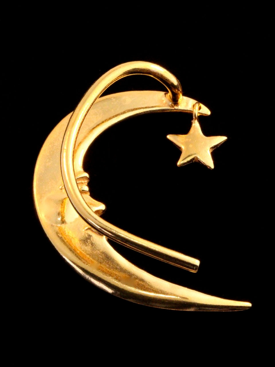 Vermeil Crescent Moon Ear Wrap - Sterling with heavy gold plate