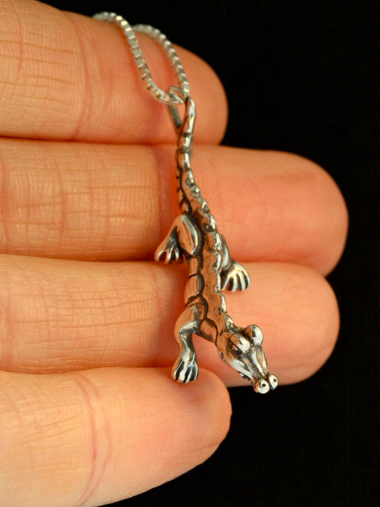Classic Peter Pan - Crocodile Charm - Silver