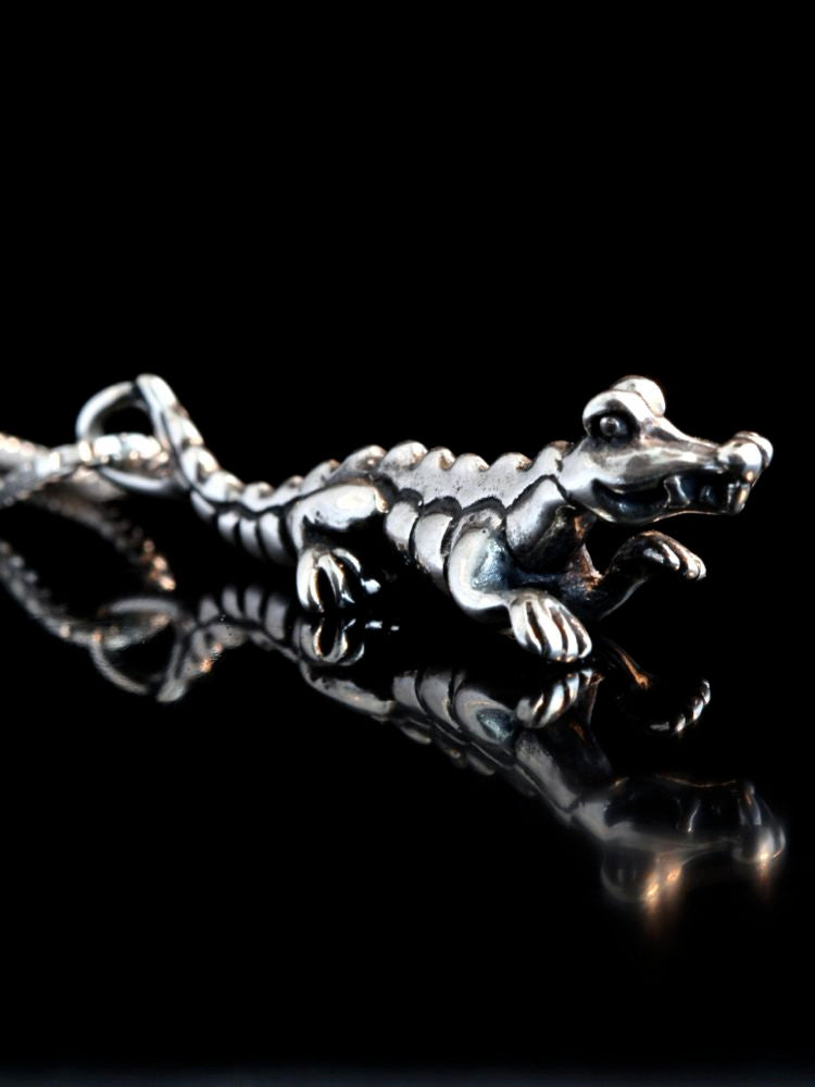 Classic Peter Pan - Crocodile Charm - Silver