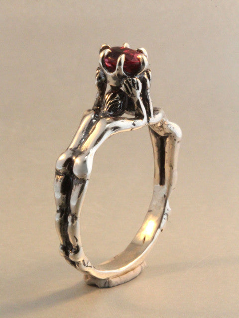 Crowning Lovers Ring with Garnet