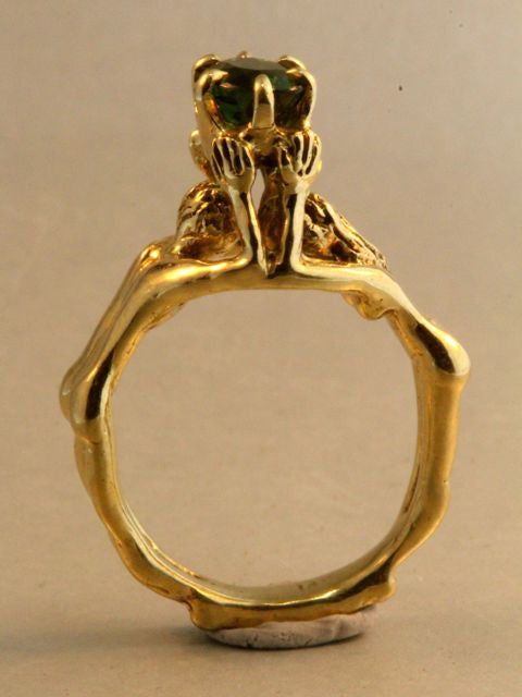 Crowning Lovers Ring with Tourmaline