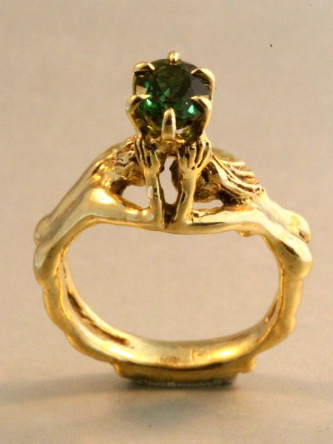 Crowning Lovers Ring with Tourmaline